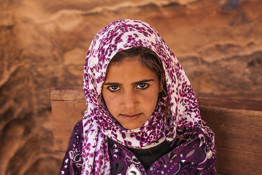 Petra: bambina beduina. Courtesy of Carlos Solito