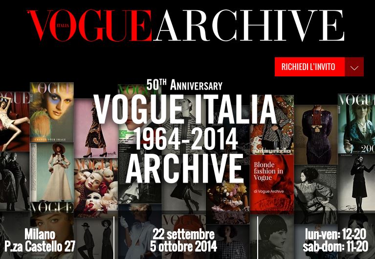 50th Anniversary of Fashion: Vogue Italia festeggia il suo grande successo