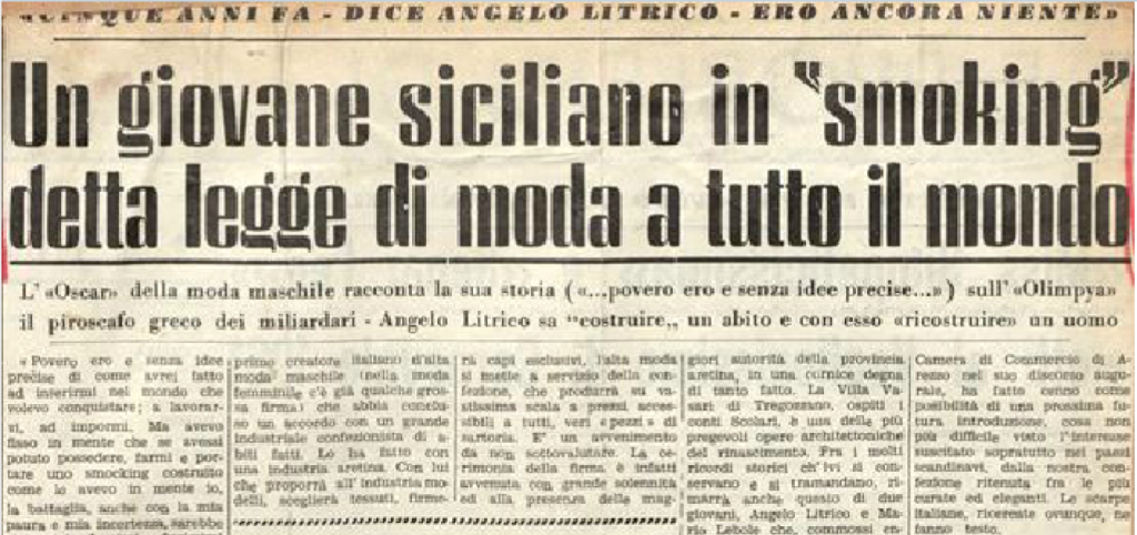 Elena Ferro, "Il Foglietto", 16 febbraio 1961 (Sartoria Litrico, Rassegna stampa)
