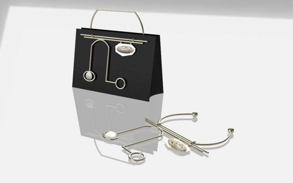 Bag e collier metaphysical touch Virginia Checcacci Cristina Innocenti