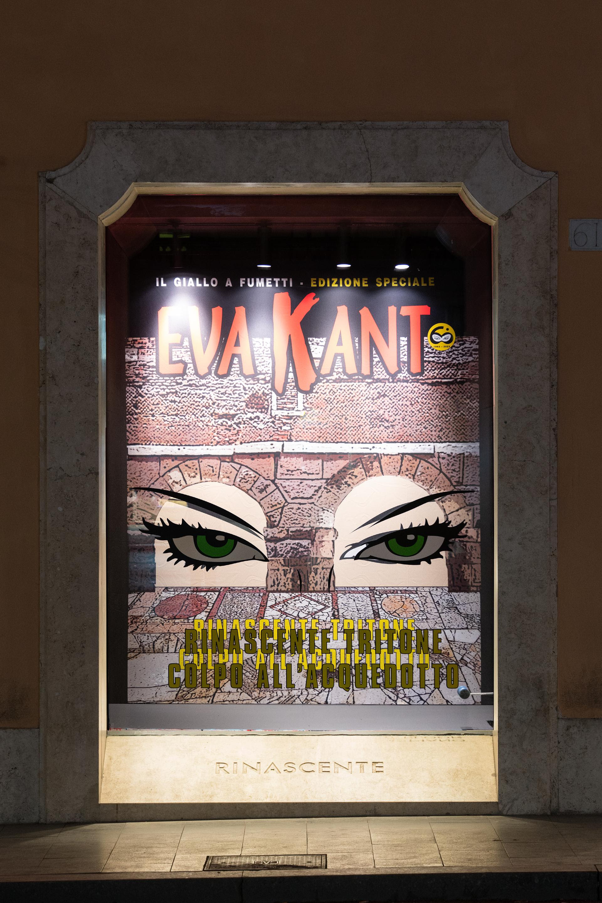 Roma, Rinascente Tritone, mostra “Eva Kant-Colpo all’Acquedotto”