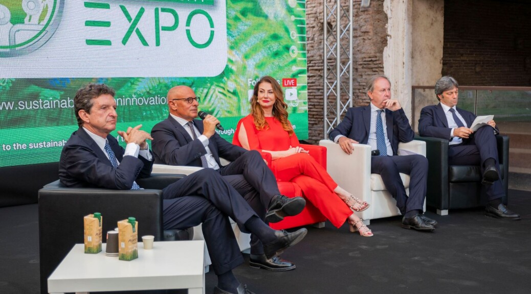 Il panel di Phygital Sustainabilty Expo® a Roma_credits Courtesy of Press Office
