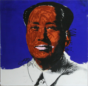Andy Warhol,Mao, 1972 -Serigrafia su carta.