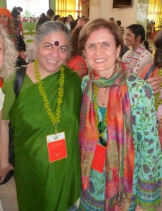 Con Vandana Shiva