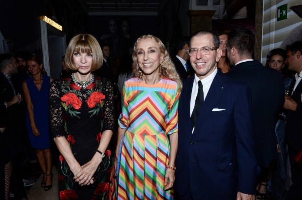 Anna Wintour con la Direttrice di Vogue Franca Sozzani e Jonathan Newhouse © BLOGOSFERE 