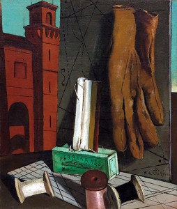 I progetti della fanciulla,1915, Giorgio de Chirico