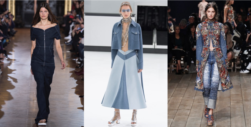 L'intramontabile denim di Stella McCartney, Chanel, Alexander McQueen