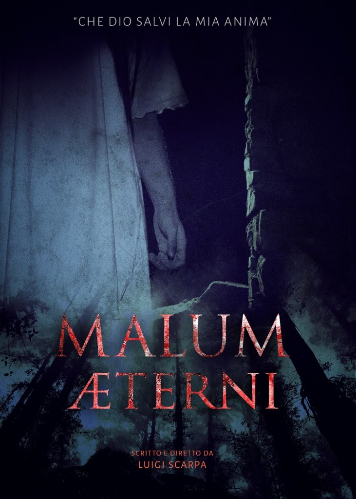 Locandina del cortometraggio Malum Aeterni_credits Courtesy of Press Office - horrible girl with scary mouth and eyes, extreme body-art